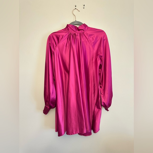 SOLD Fuschia Party Dress - Picture 4 of 5